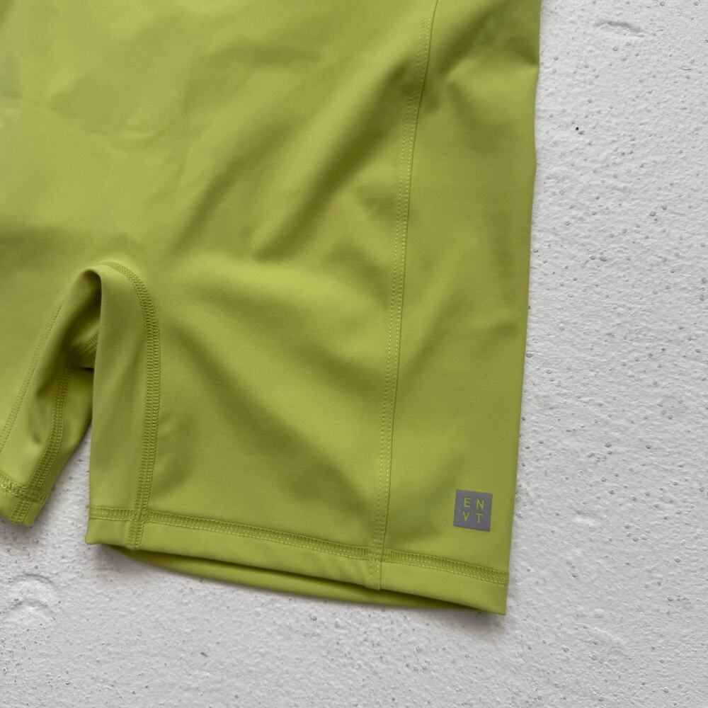 Carbon38 Enavant Piper Biker Shorts Green, Size Small - Picture 3 of 6